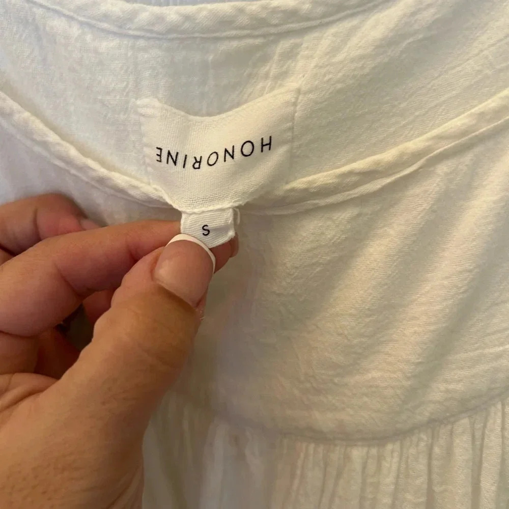 HONORINE PERI DRESS IN white - Picture 5 of 6